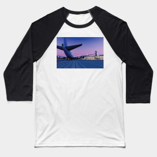 Hiroshi Nagai Airport - Plane Runway Baseball T-Shirt